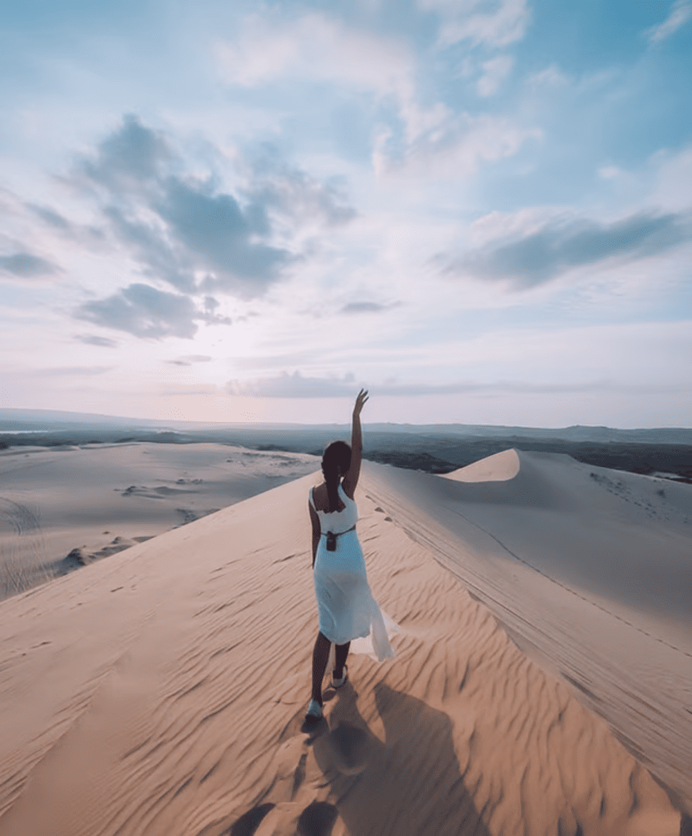 Bàu Cát là địa điểm chụp hình lý tưởng của những ai đam mê sống ảo